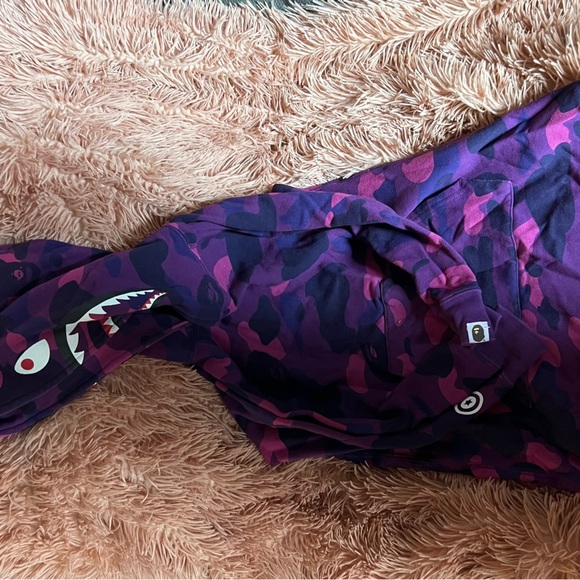 A bathing ape kids hoodie dress